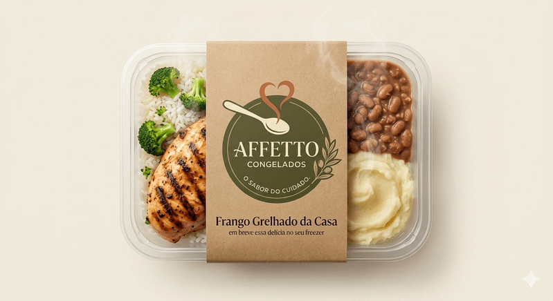 Frango Grelhado com Arroz Integral, Brócolis e Cenoura
