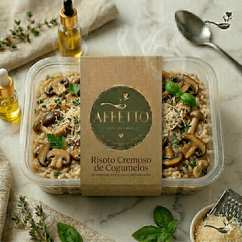 Risoto Cremoso de Cogumelos