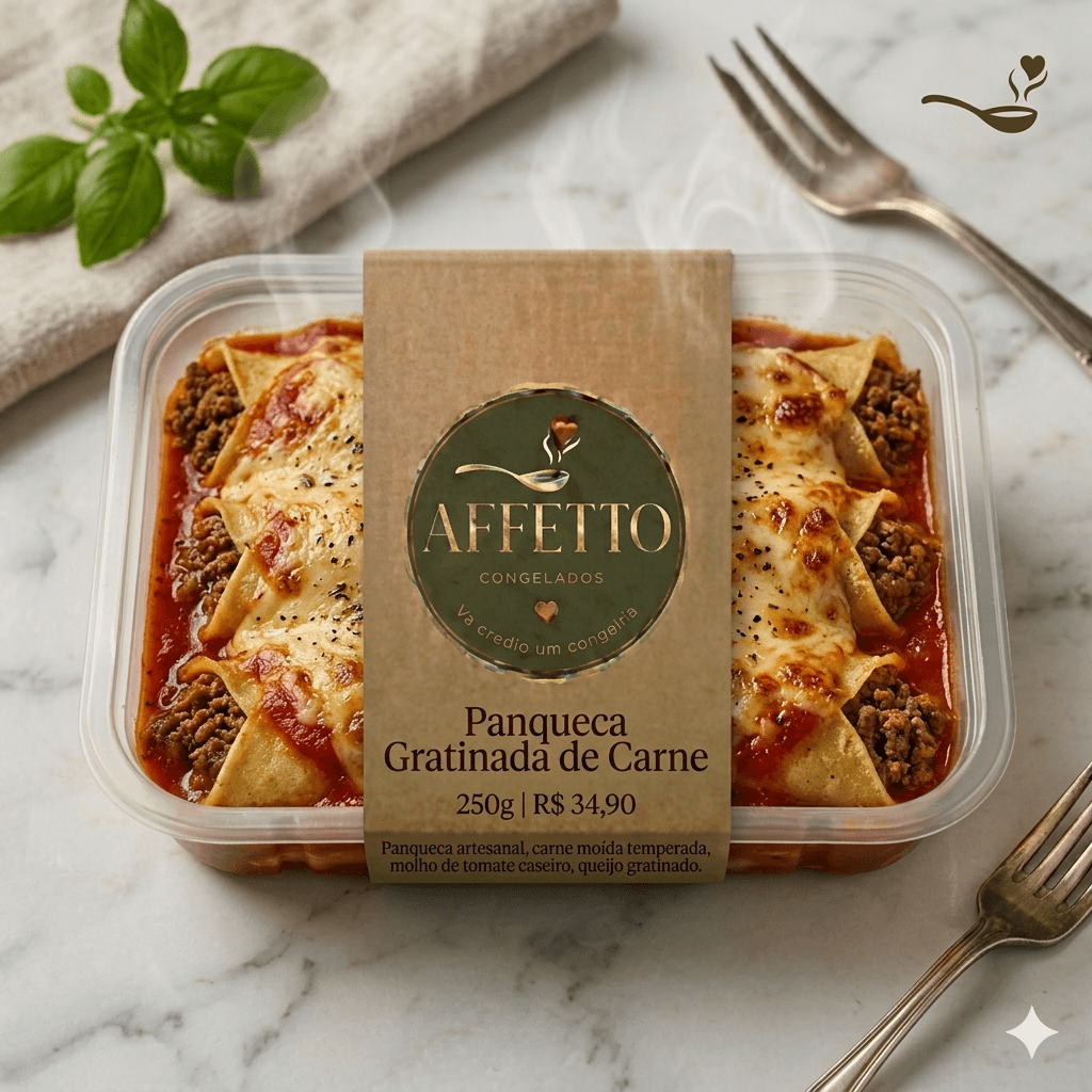 Panqueca Gratinada de Carne