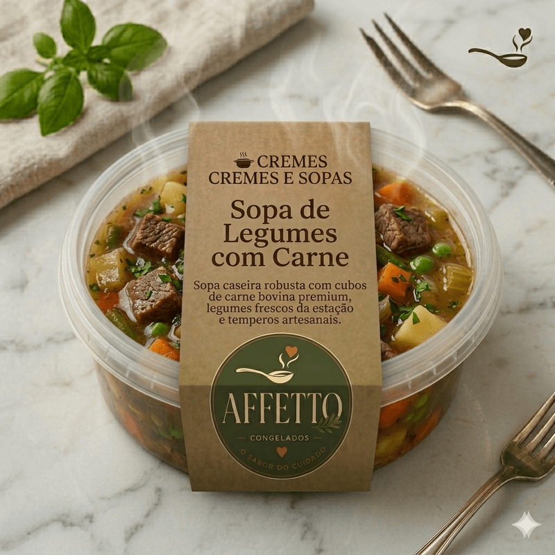 Sopa de Legumes com Carne