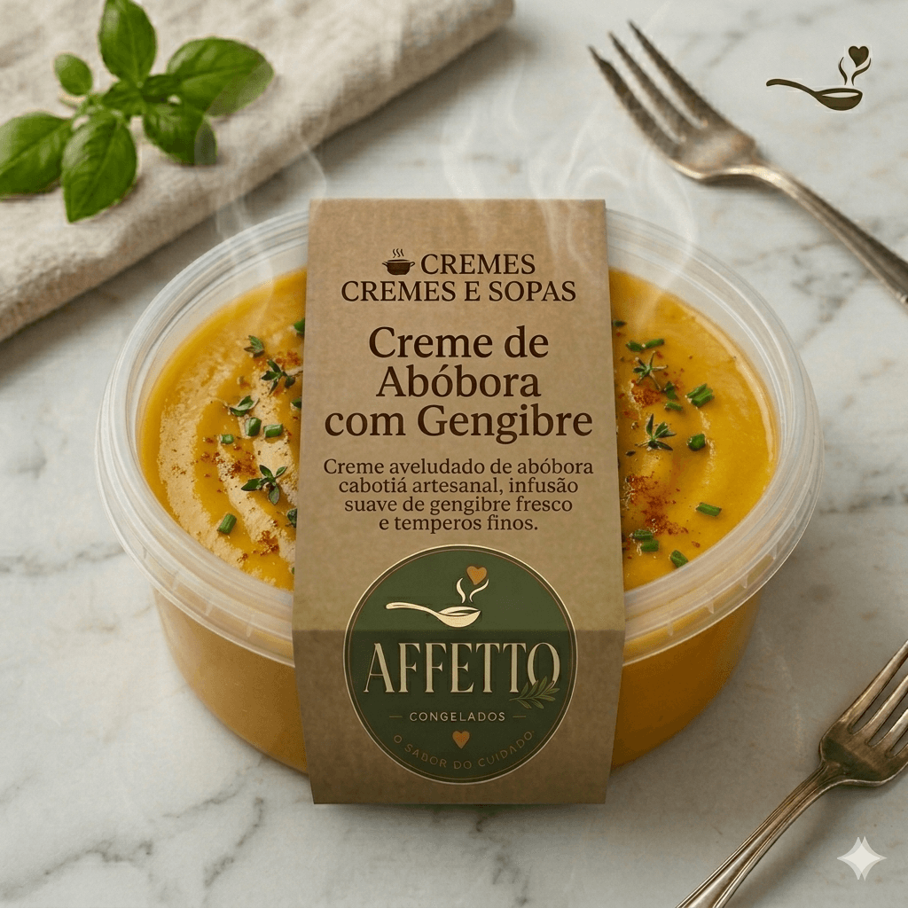 Creme de Abóbora com Gengibre