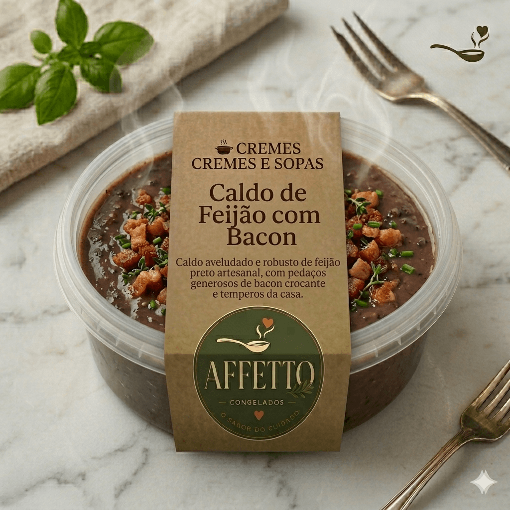 Caldo de Feijão com Bacon