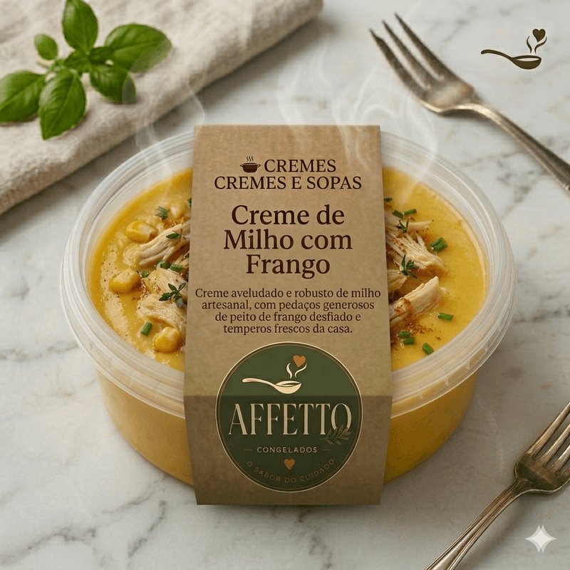 Creme de Milho com Frango